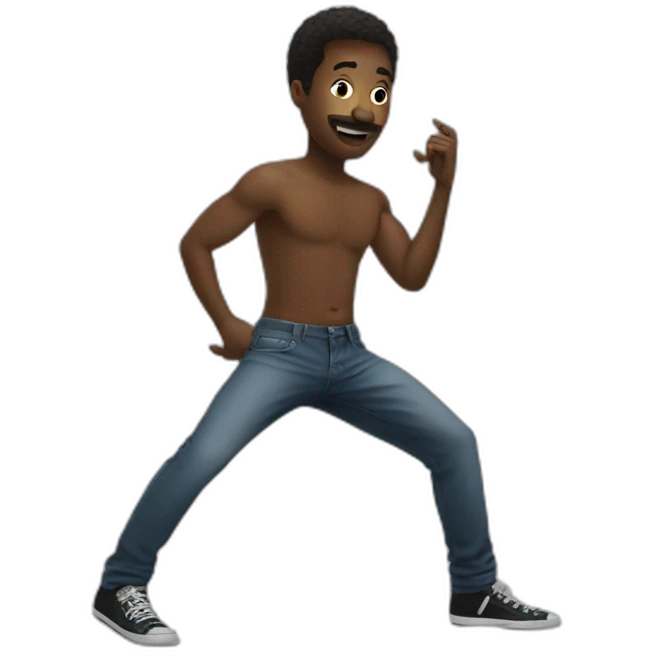 black guy twerking emoji