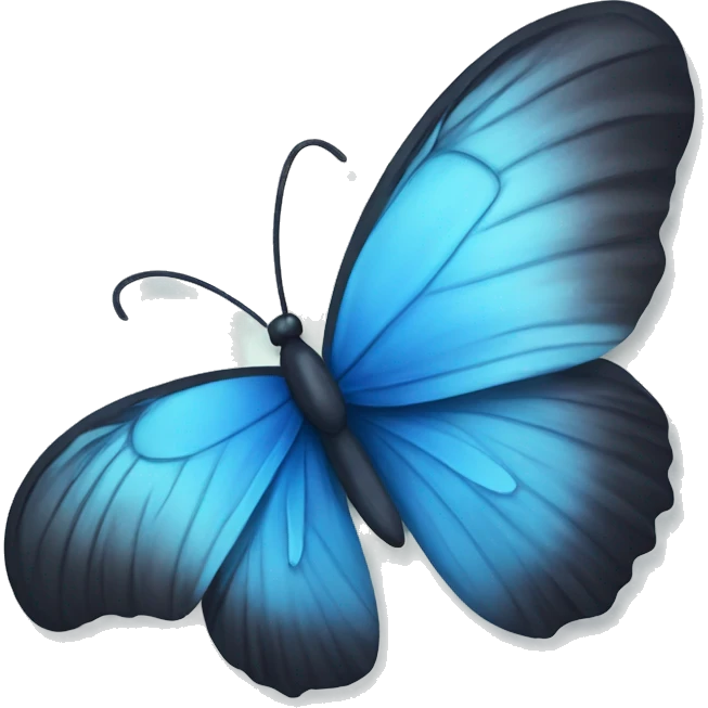Blue butterfly  emoji