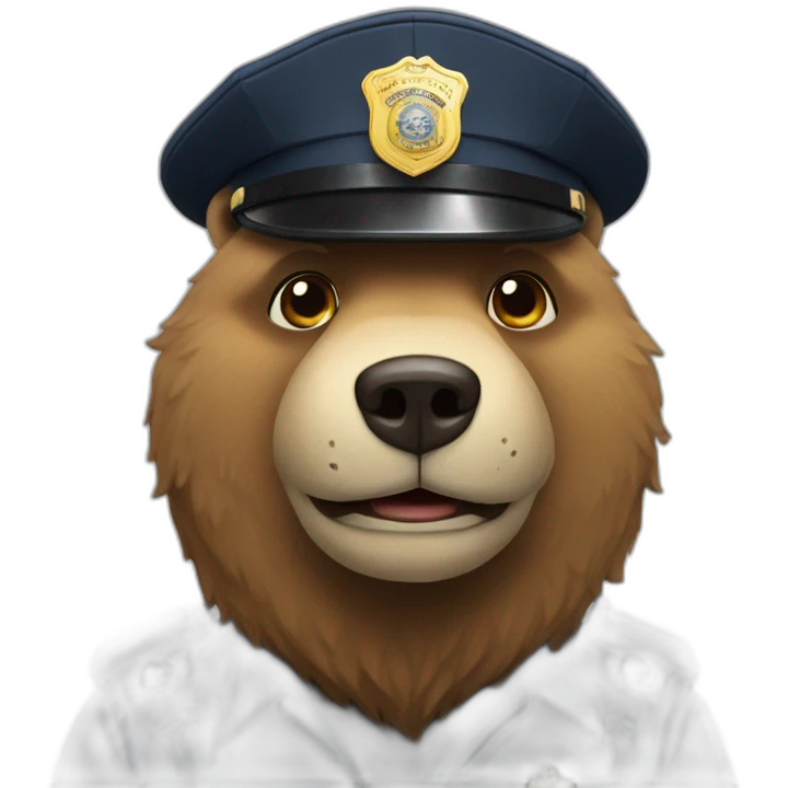 Bear Police emoji