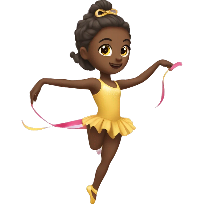 Rhythmic gymnastics girl emoji