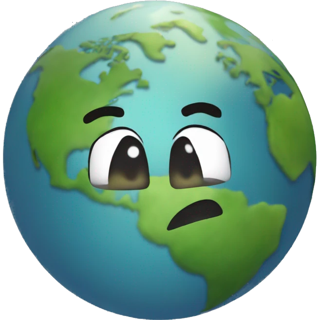 Earth says hello emoji