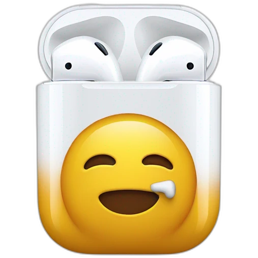 AirPods sur un iPhone  emoji