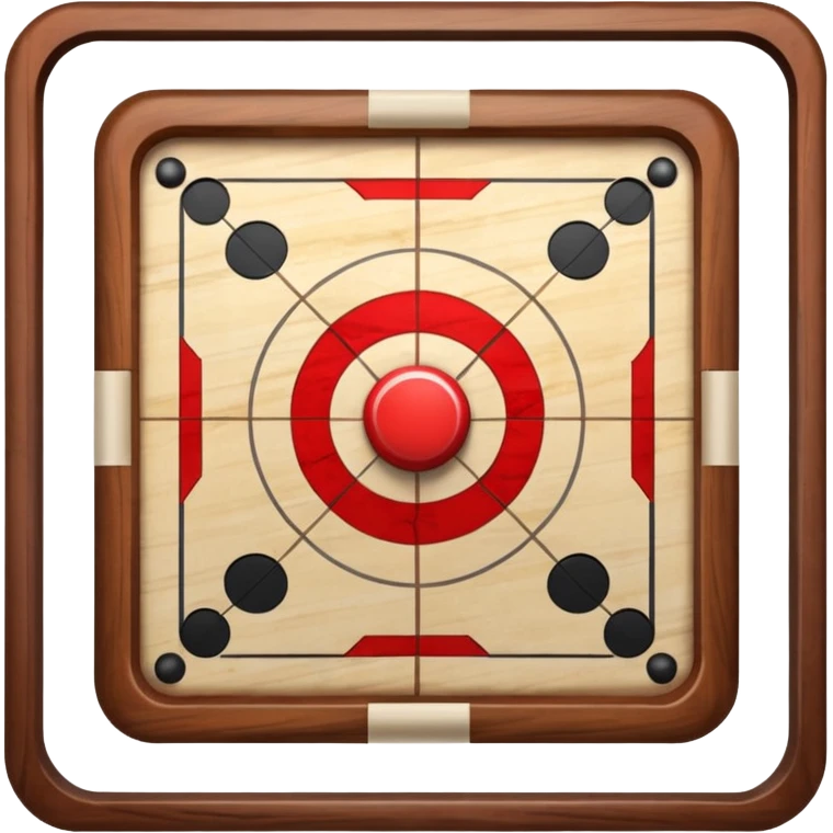 Marble carrom table square emoji