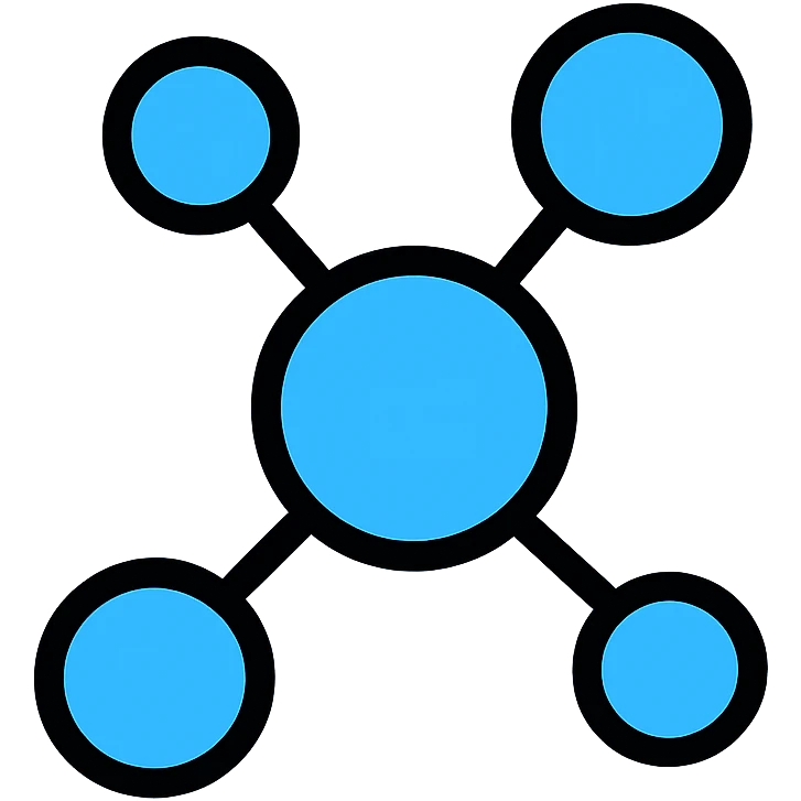 blue network emoji