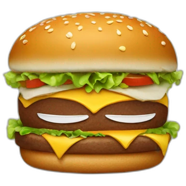Burger king character emoji