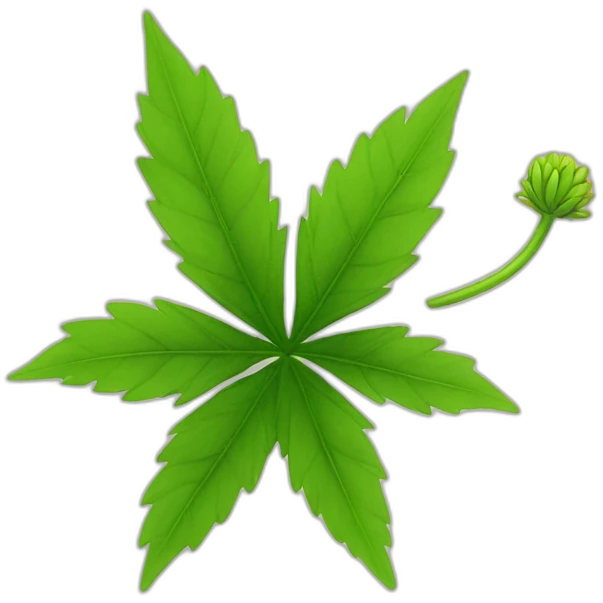 weed flower emoji