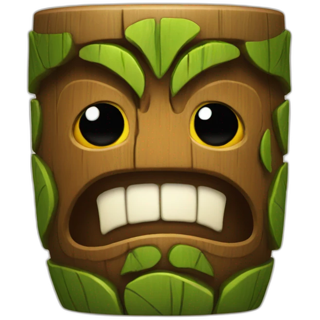 Tiki mug emoji
