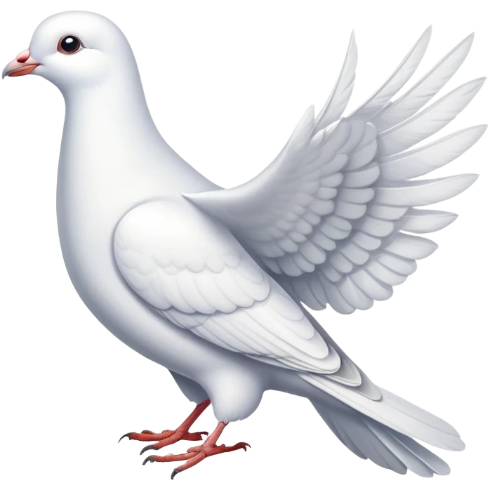 white dove pigeon emoji