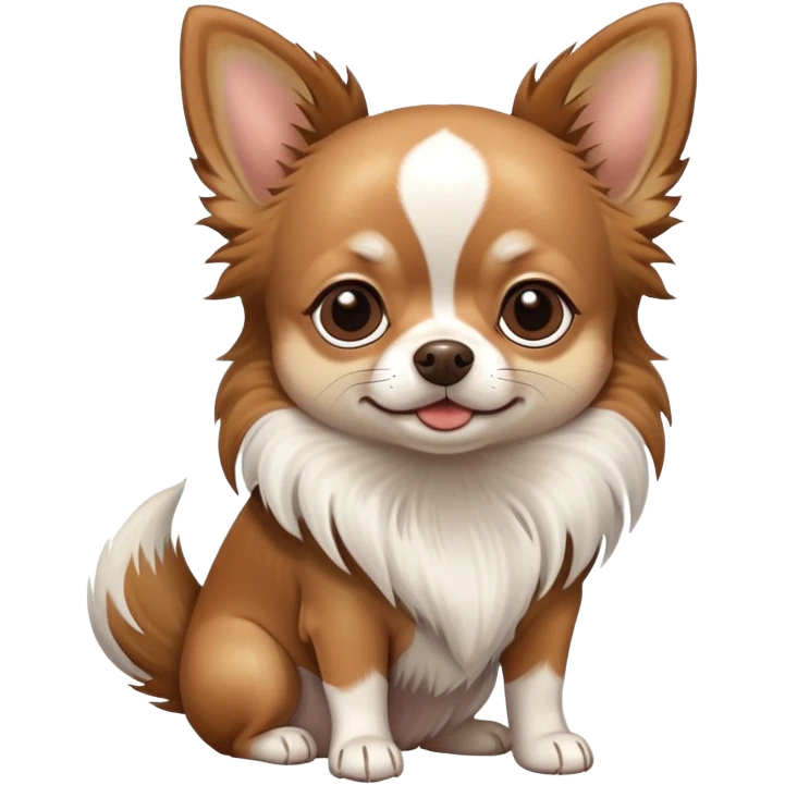 Chihuahua with more fur  emoji
