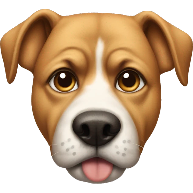 Seriously dog face  emoji