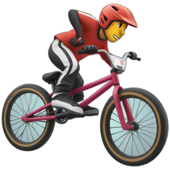 BMX race emoji
