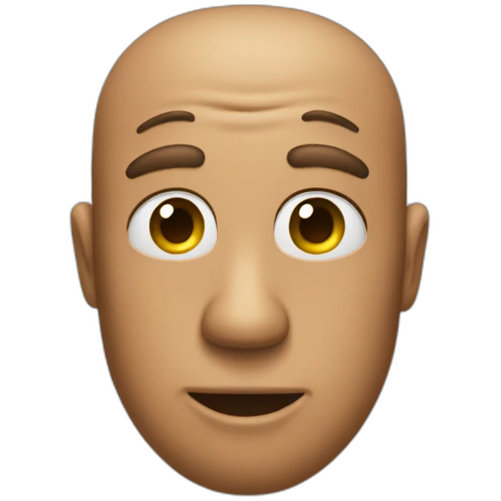 the flushed emoji but without flushed cheeks emoji