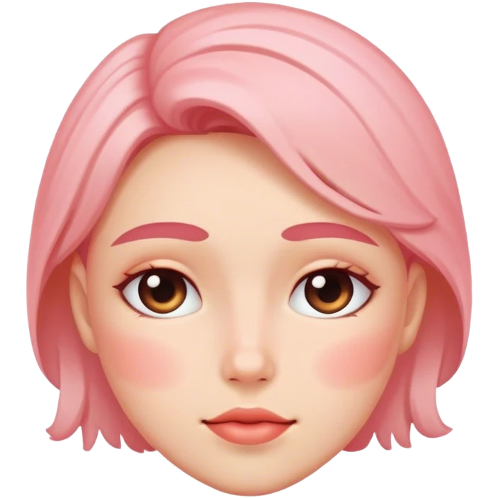 Blushing emoji