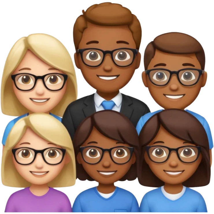 Cute math characters emoji