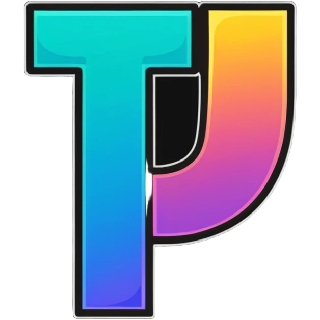 Colorful Gradient Alphabetical Letter emoji
