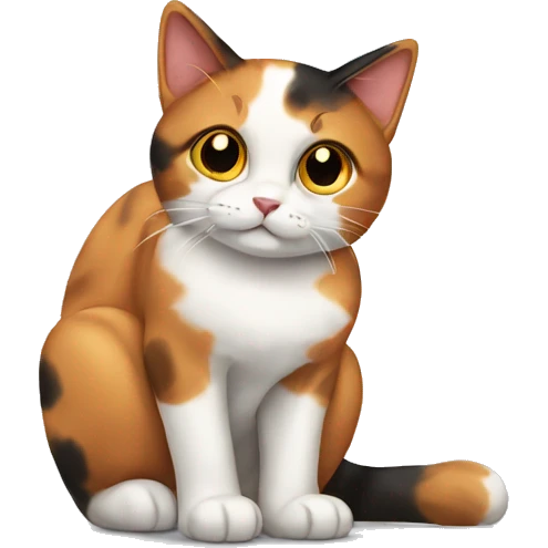 Calico cat emoji