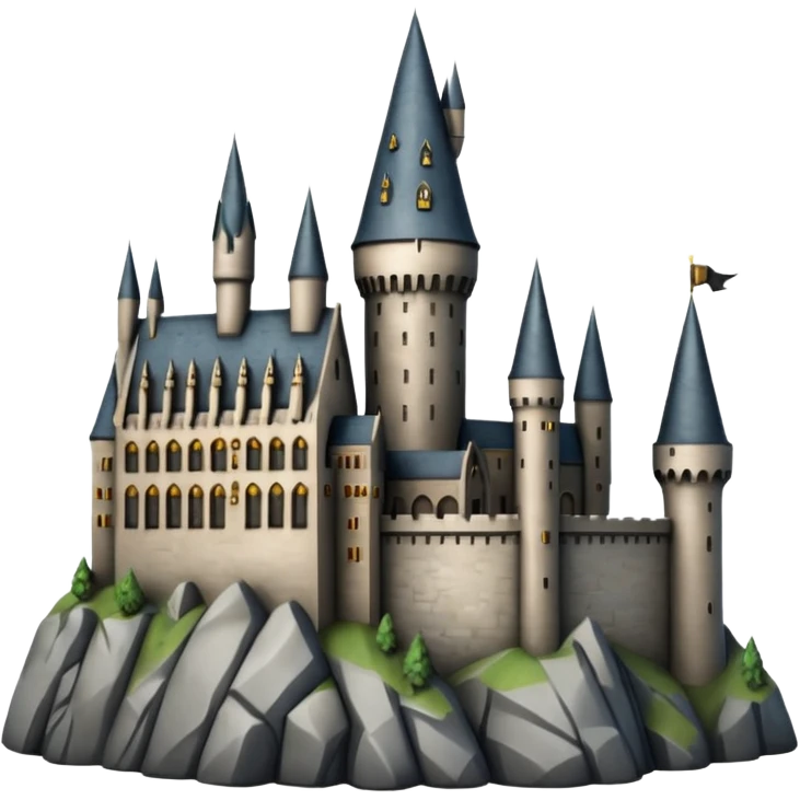 Hogwarts Castle emoji