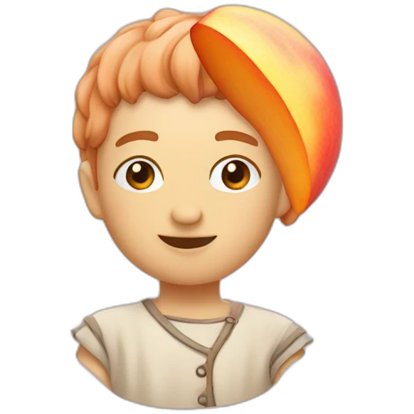 balai in a peach emoji