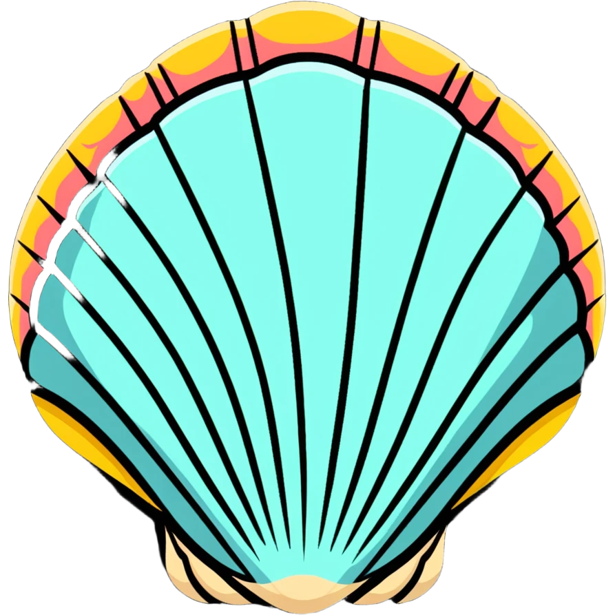 St. James scallop shell Camino de Santiago emoji