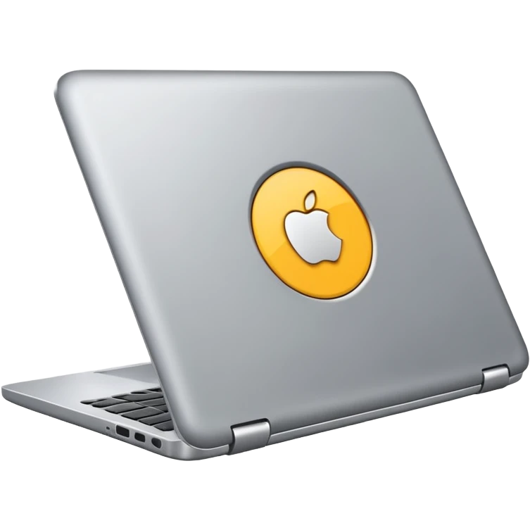 laptop rear view emoji
