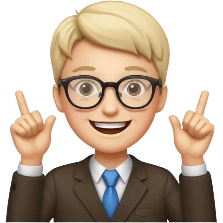 祝賀成功 by Cute招sir (with glasses) emoji