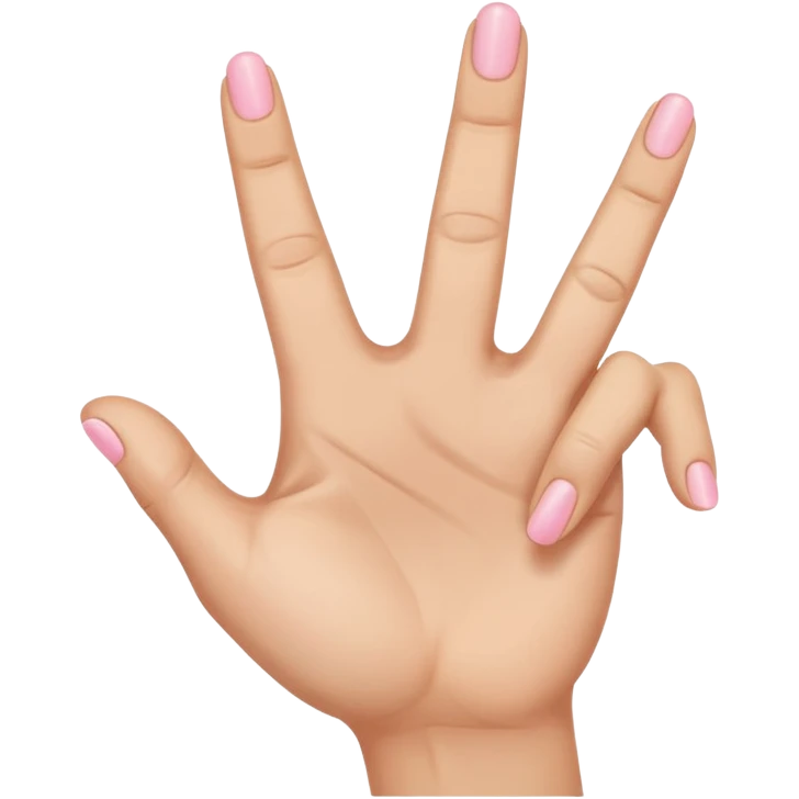 Like the middle finger flipping off emoji but with the pinky finger only (pinky finger flipping off) emoji