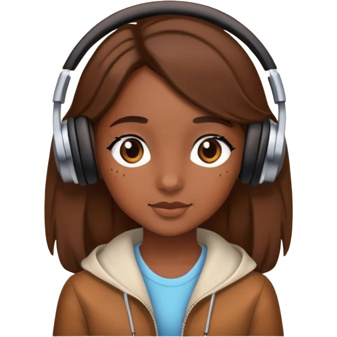 Music girl emoji