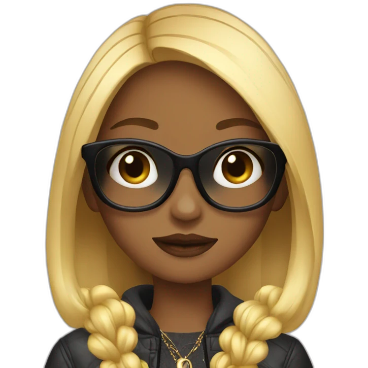 fashionable girl emoji