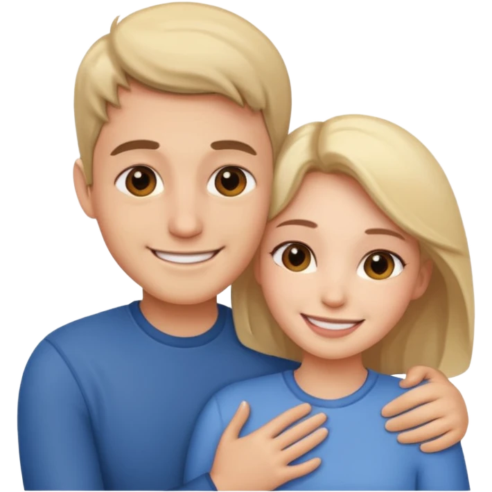 Couple hugs  emoji