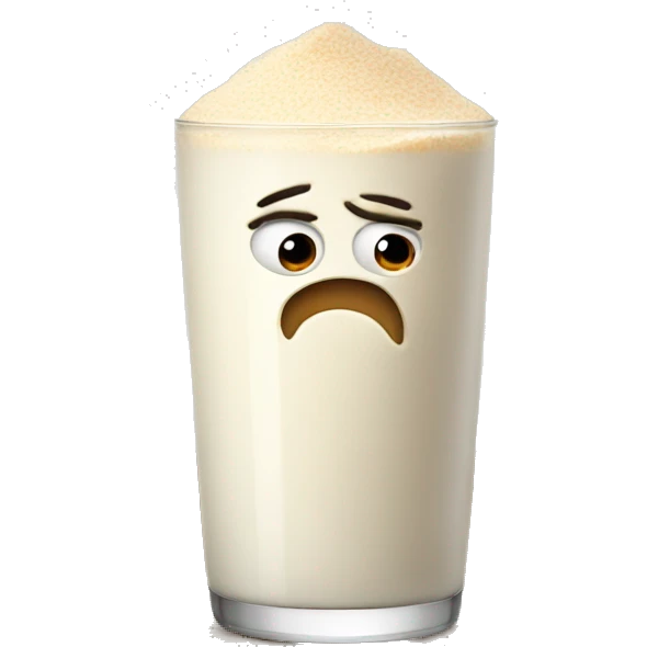 angry oat milk emoji