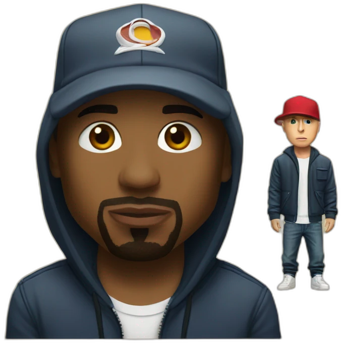 Eminem et 2pac emoji