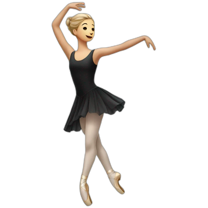 a contemporary french dancer emoji