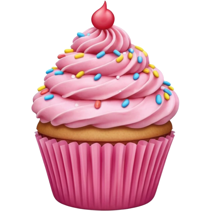 cupcake rosa emoji