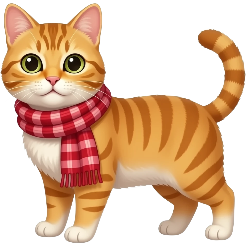 cat with scarves emoji