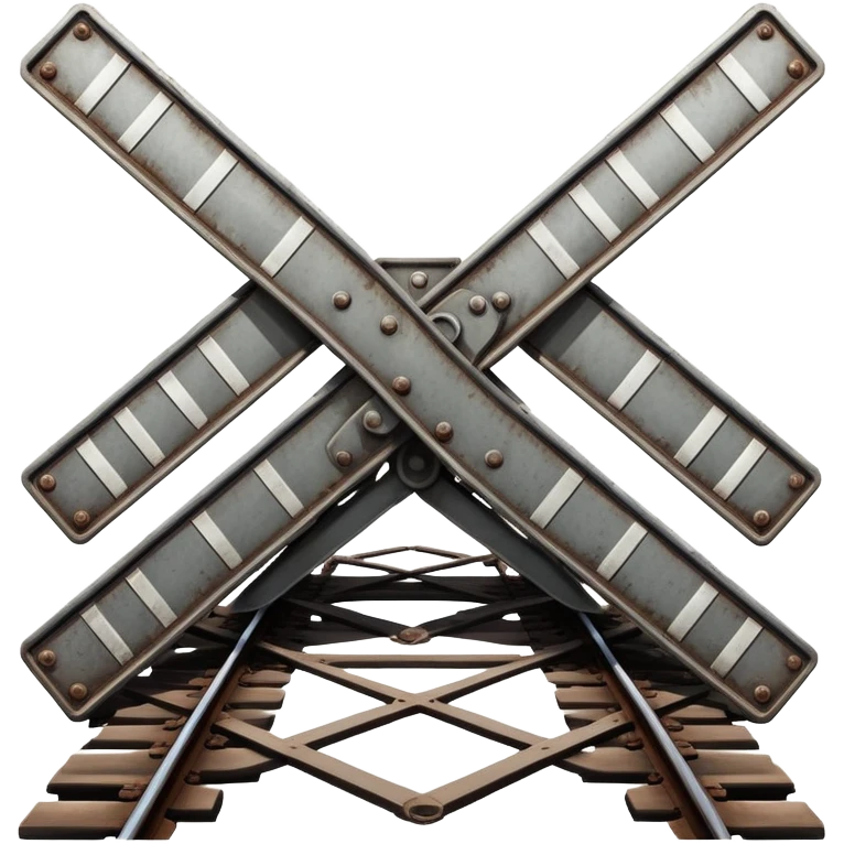 Railway crossing  emoji