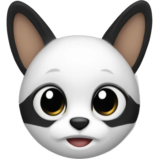 Чихуахуа черная с белыми пятнами  emoji