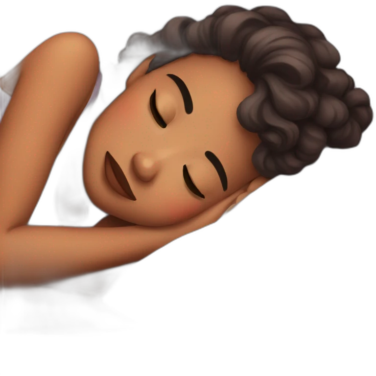 sleepy night pretty girl emoji
