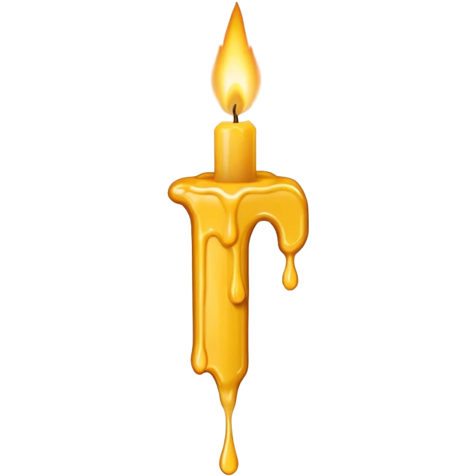 Letter € birthday candle  emoji