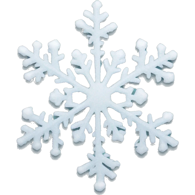 snowflakes falling emoji