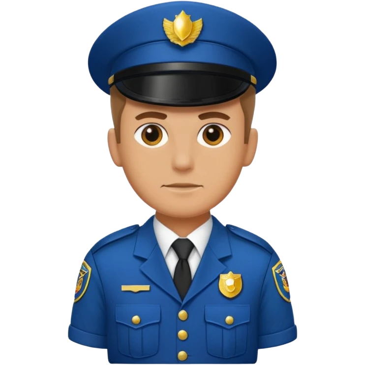 an officer with I.C.E on his vest emoji