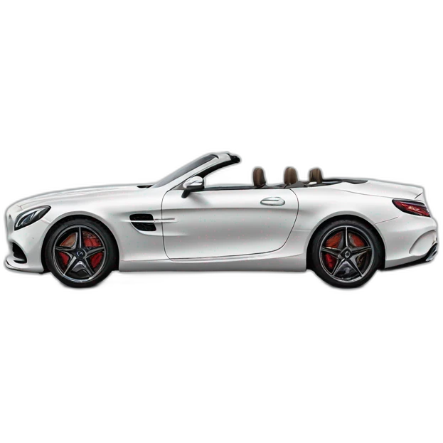 mercedes amg, lateral view emoji