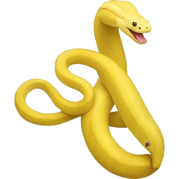 Banana mix snake emoji