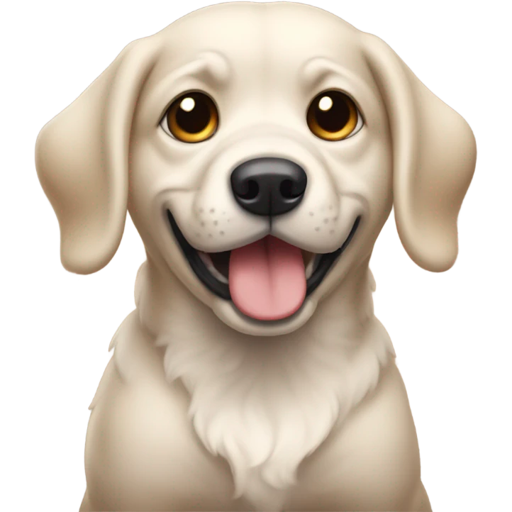 Confused pupp emoji