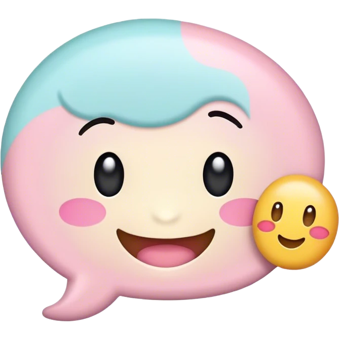 pastel sign say "hello" emoji