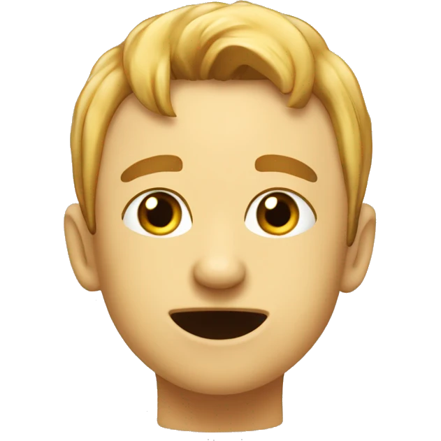 Hoomme qui mange emoji