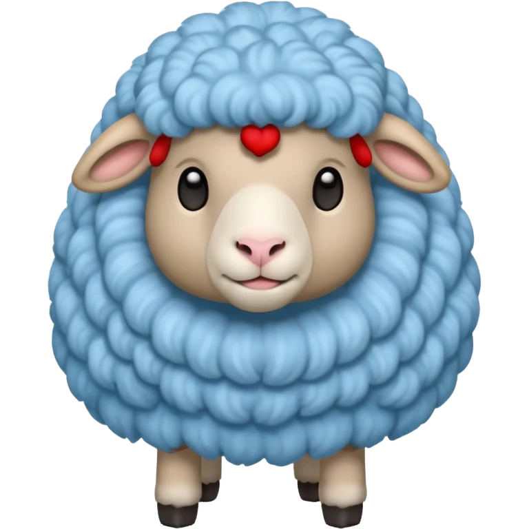 light blue sheep emoji