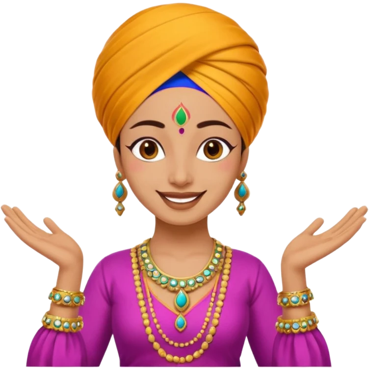 Punjabi dance emoji emoji