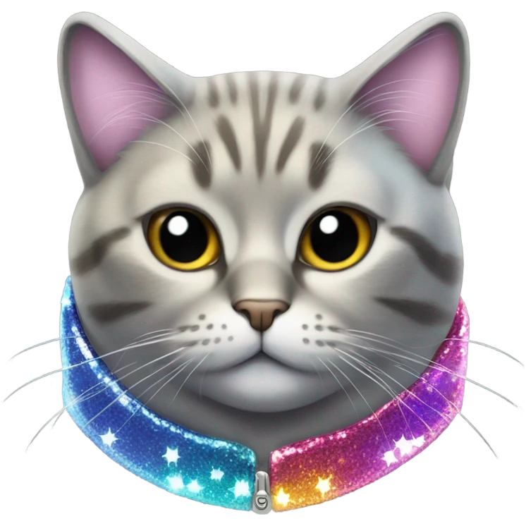 Sparkly cat emoji