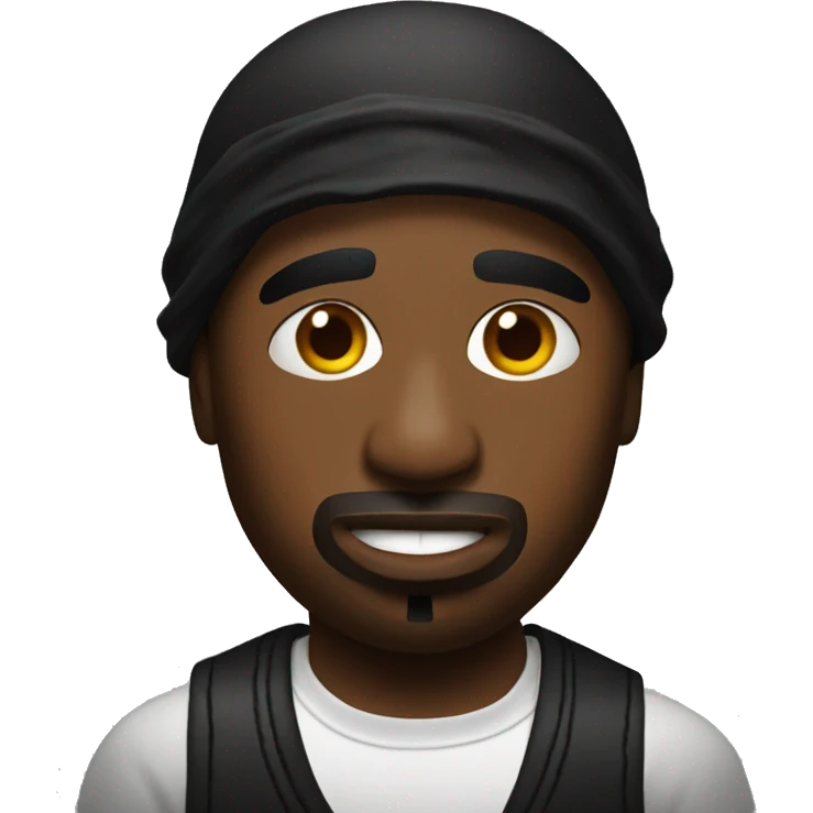 2pac with hair emoji