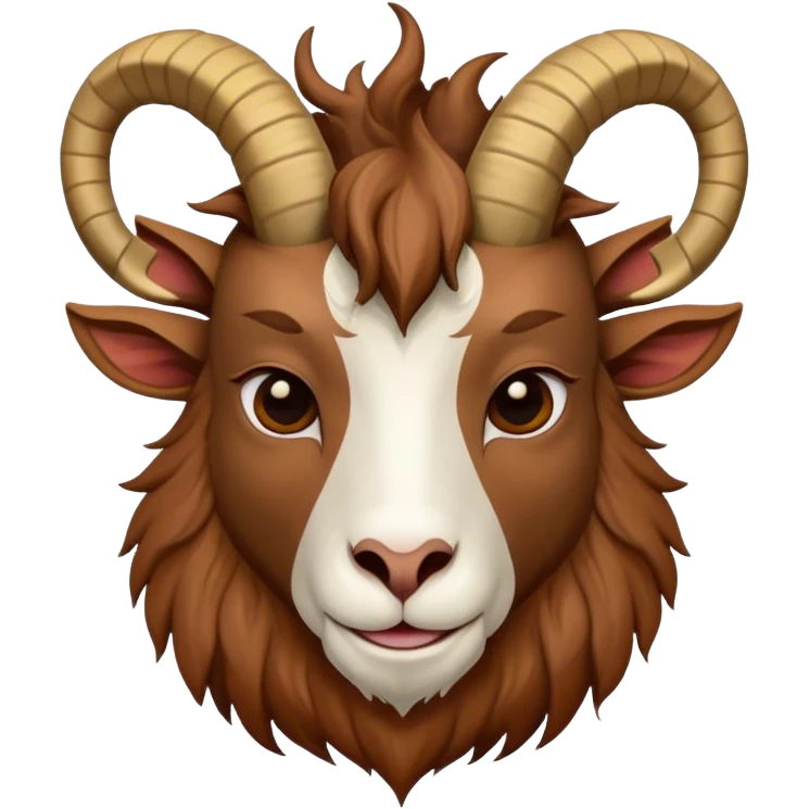 The goat king emoji